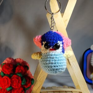 Loops And Knots FrostyFluff Penguin Keychain